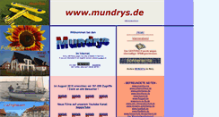 Desktop Screenshot of mundrys.de
